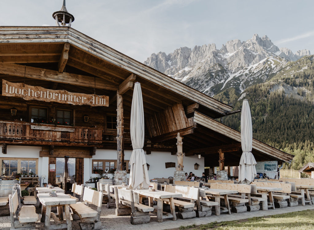 Almhochzeit Ellmau Wochenbrunnalm Berghochzeit Tirol