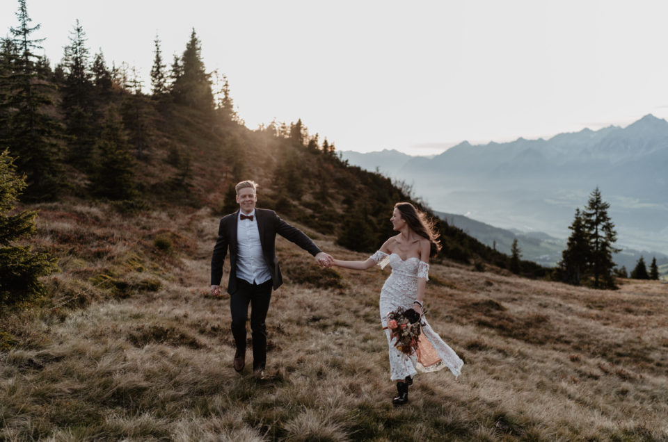 Afterwedding Shooting Elopement Berghochzeit Tirol